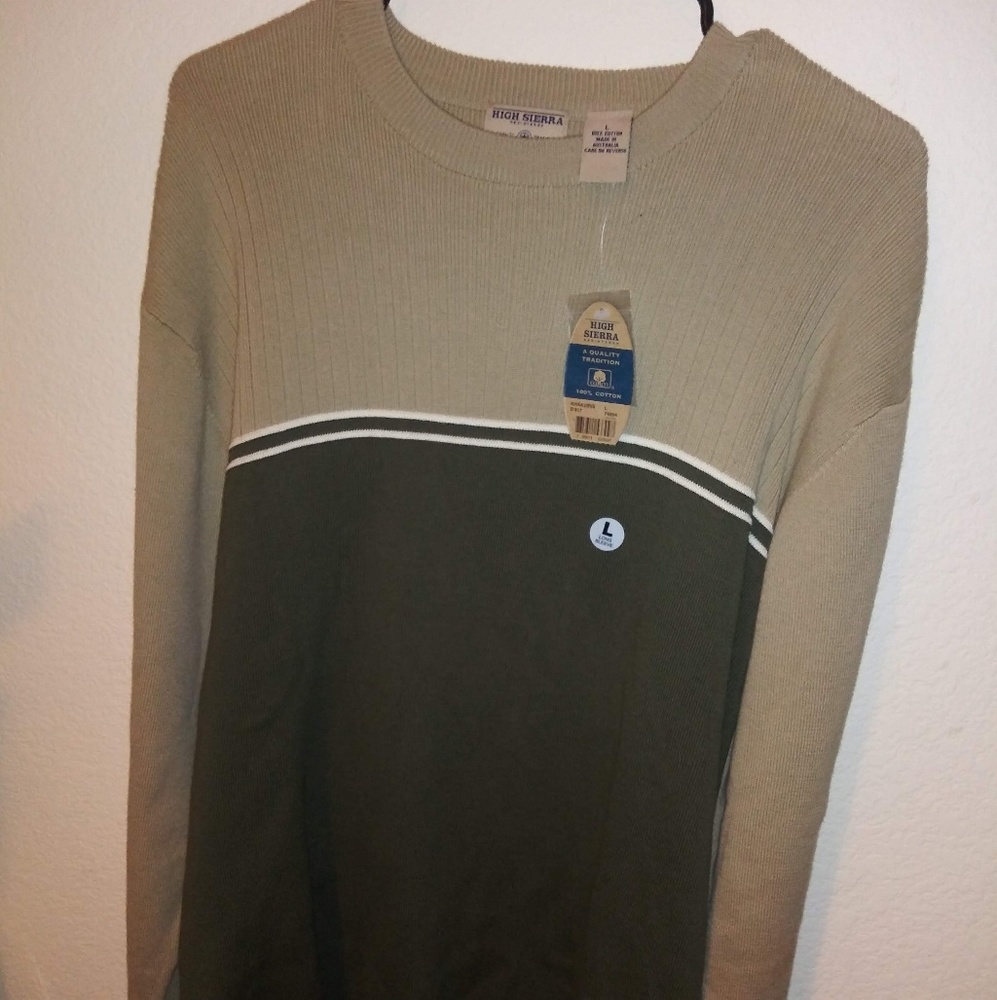 Men's cotton crew neck